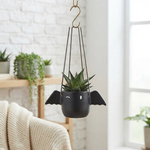 Mixed Red Succulent in Halloween Bat Pot – 6cm
