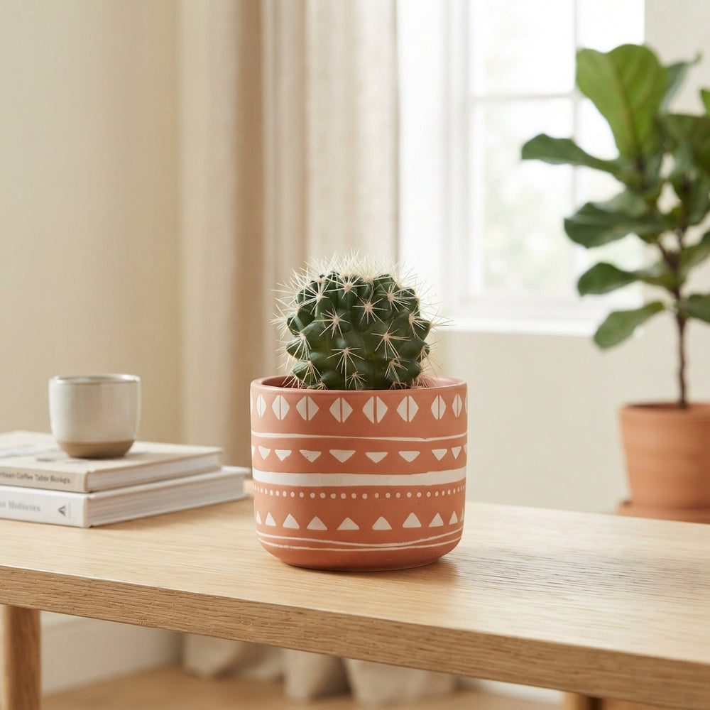 Mixed Cactus Collection in Ceramic Pot – 10cm