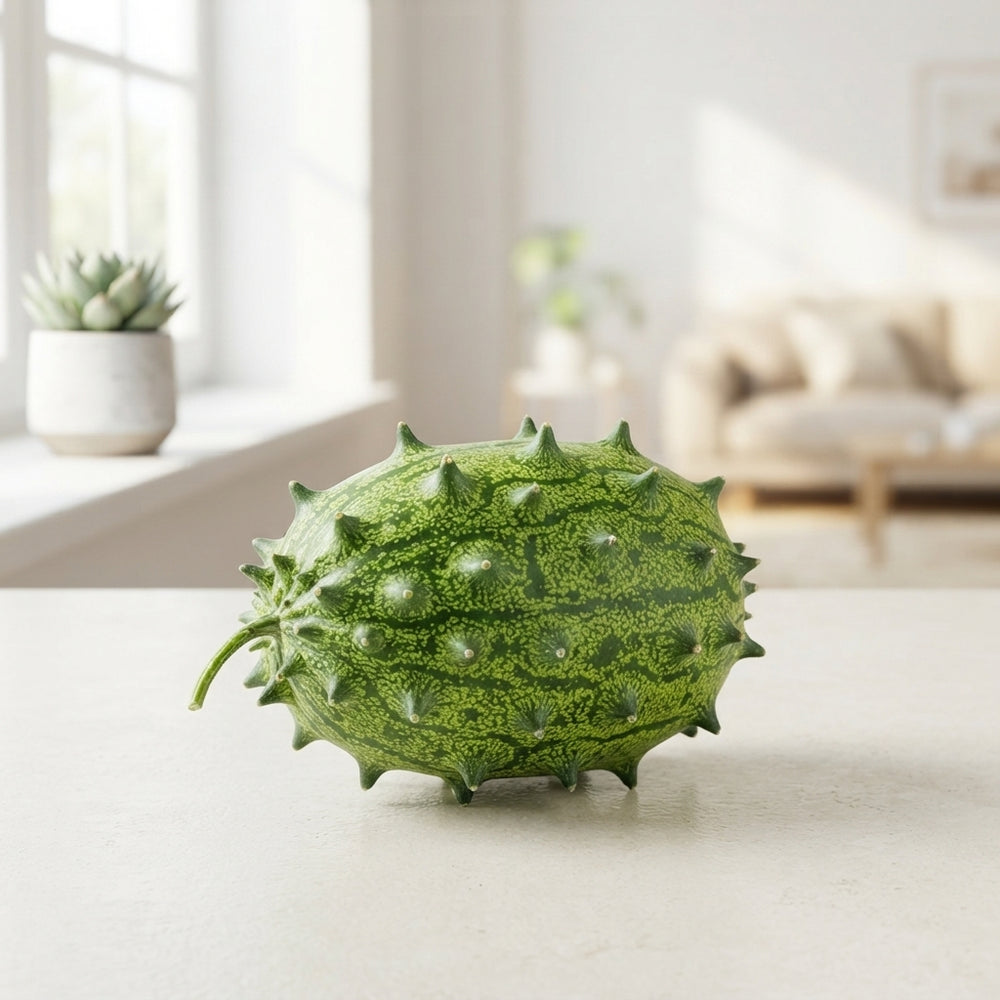 Decorative Kiwano Fruit – Green Ornamental Display
