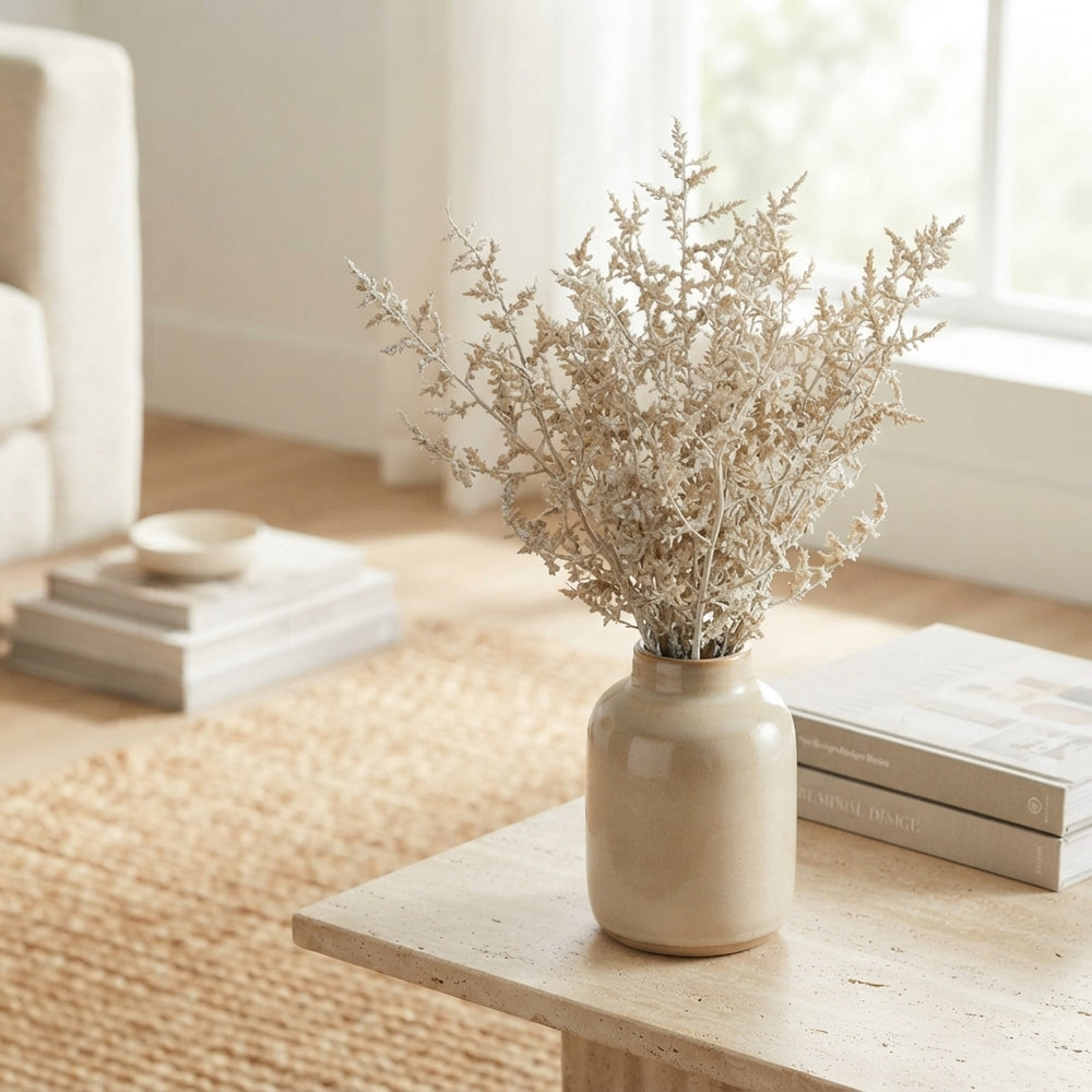 Beige Waxed Asparagus Foliage