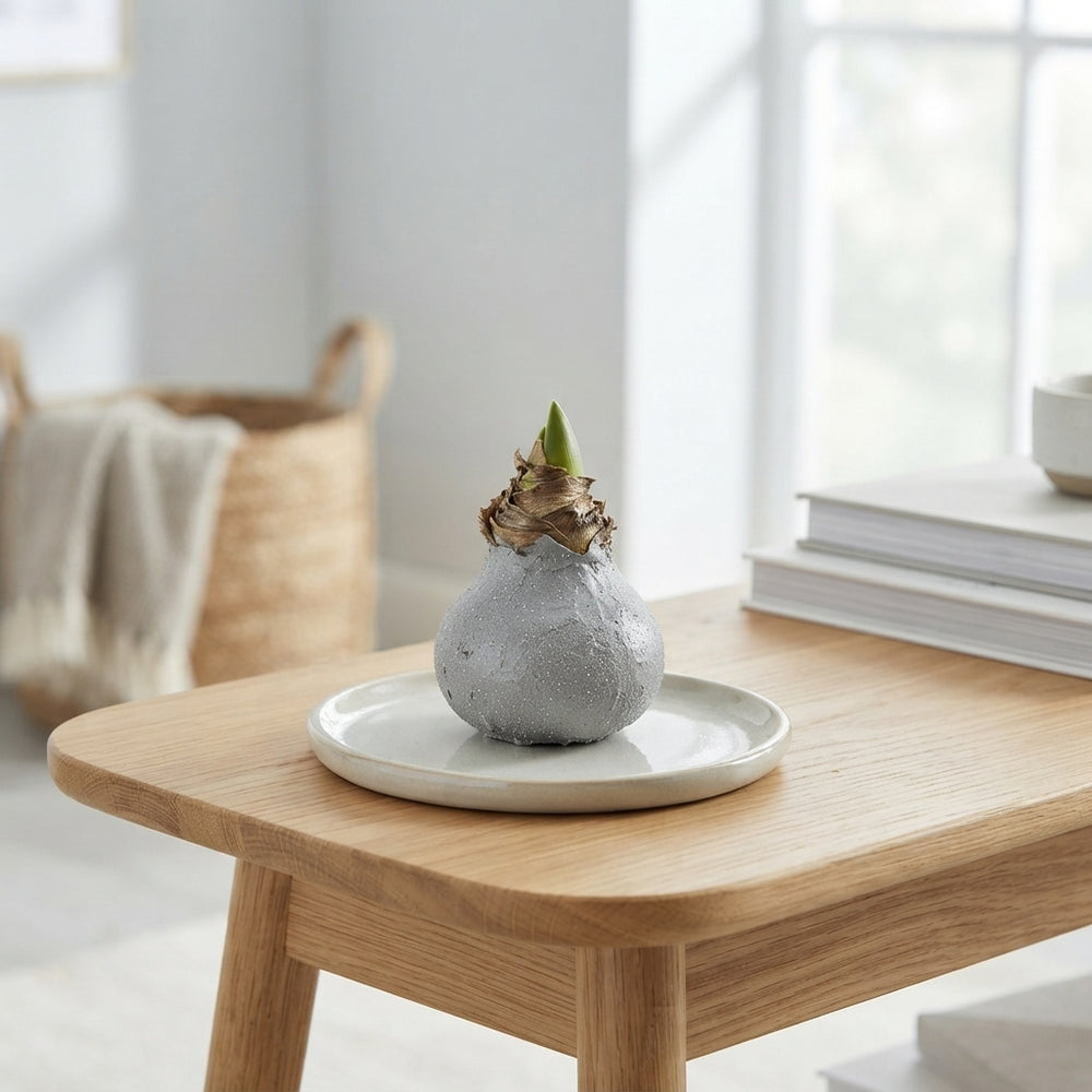 Grey Wax Hippopotamus Decoration – 20cm