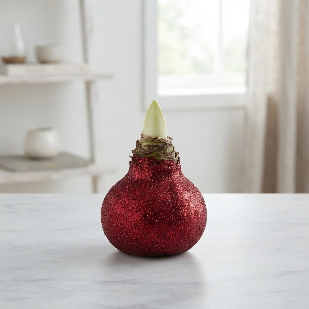 Red Waxed Christmas Decoration – 20cm