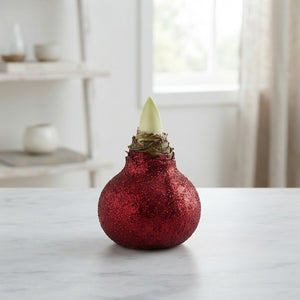Red Waxed Christmas Decoration – 20cm