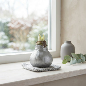 Grey Wax Hyacinth Decoration – 20cm