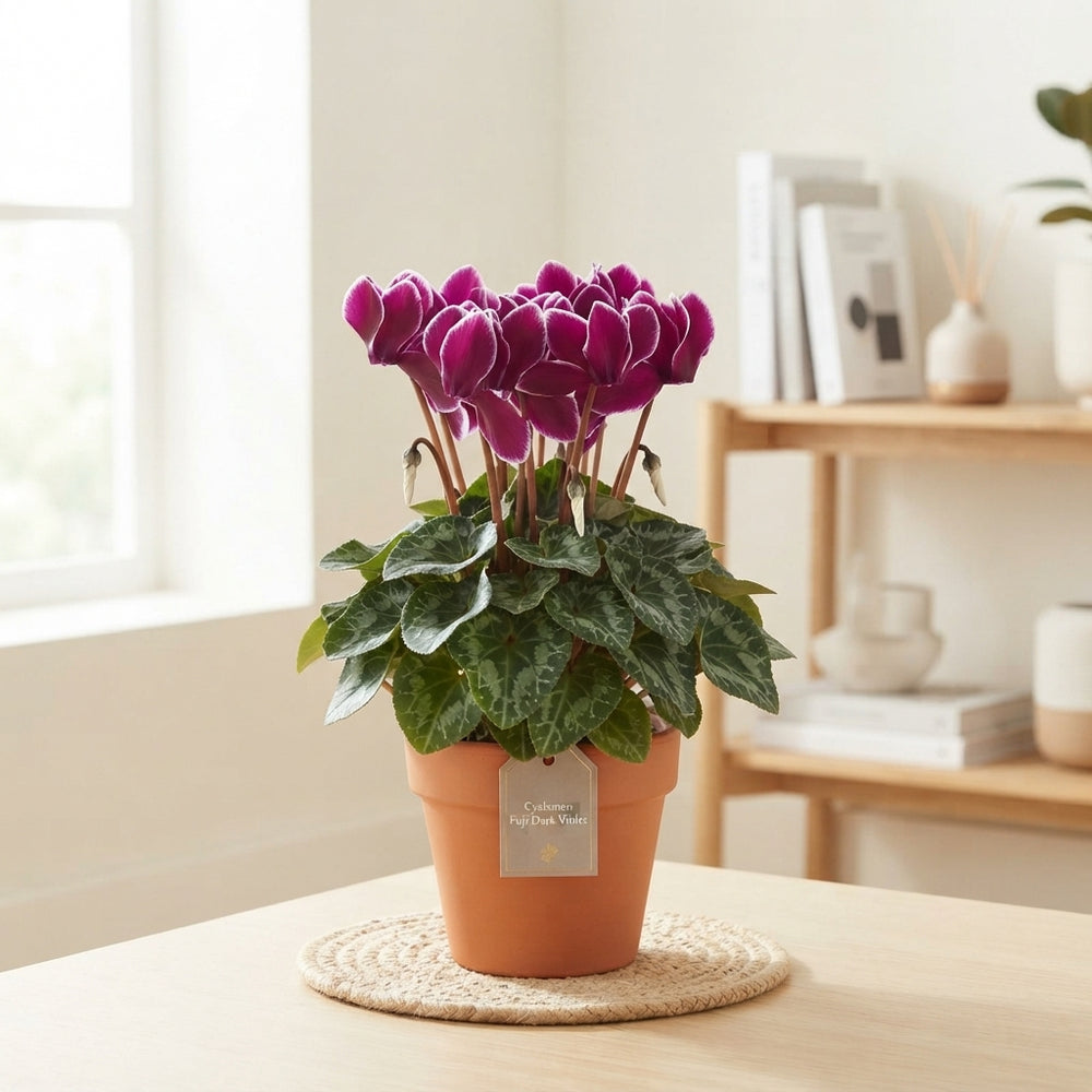 Cyclamen persicum ‘Fuji Dark Violet’ – 10.5cm Pot