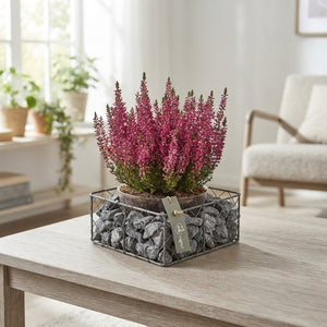 All Saints’ Day Arrangement with Metal Heart – 25cm
