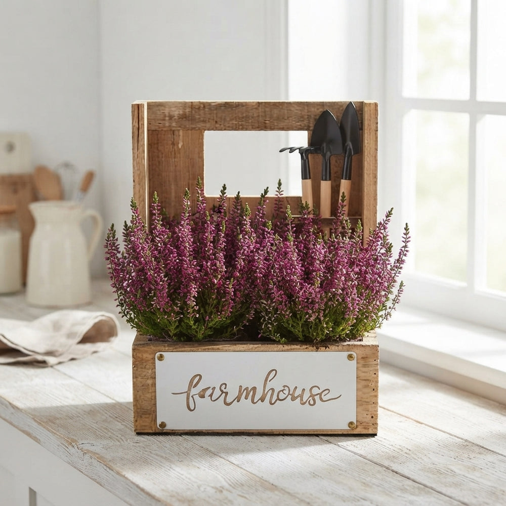 Mixed Colour Farmhouse Arrangement