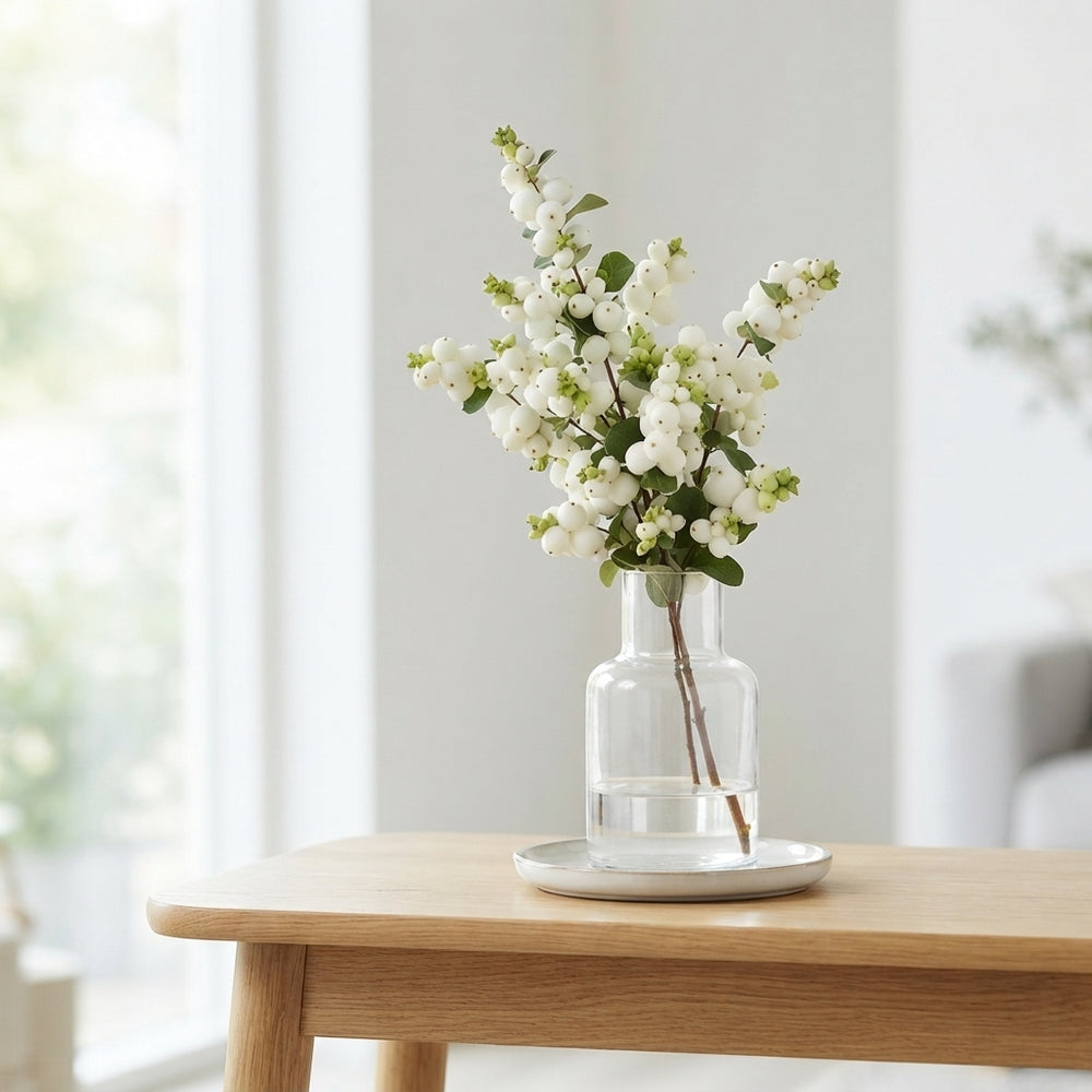 White Snowberry (Symphoricarpos) – 50cm Stems