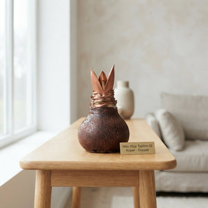 Copper Wax Hippeastrum Christmas Decoration
