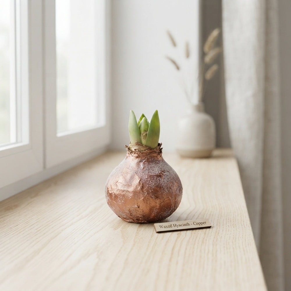 Copper Wax Hyacinth Christmas Decoration – 20cm