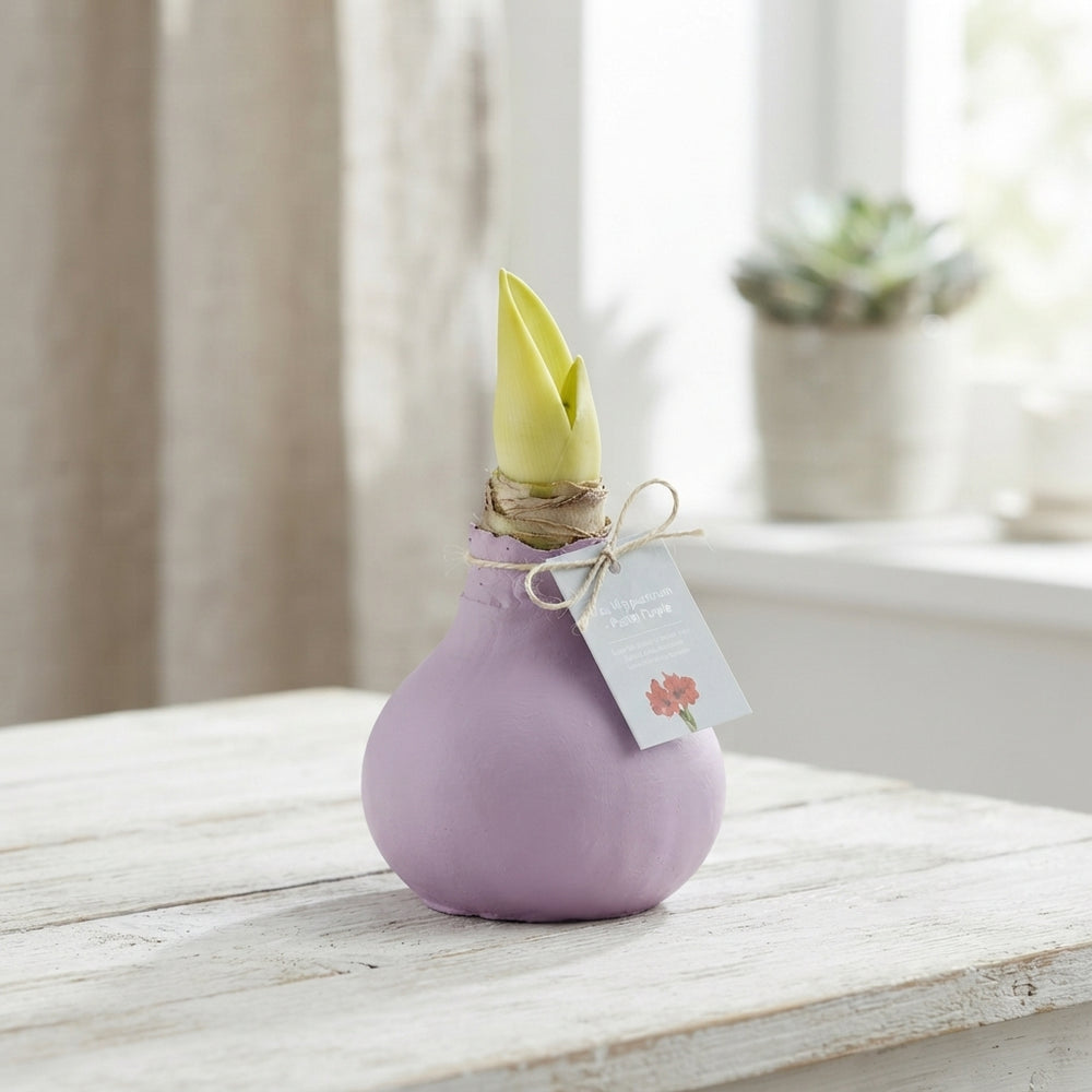 Purple Velvet Wax Decoration – 32cm