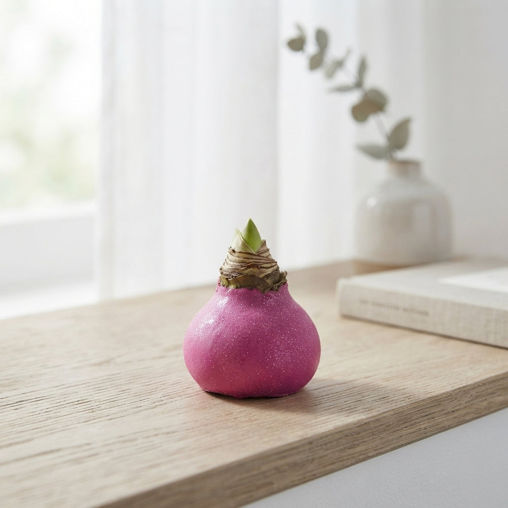 Fuchsia Pink Wax Hyacinth Decoration – 20cm