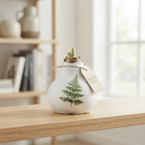White Wax Flower Christmas Decoration – 32cm
