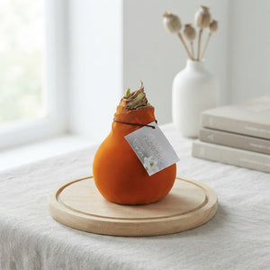 Orange Wax Hipp Velvet Christmas Decoration – 32cm