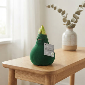 Dark Green Waxed Velvet Christmas Decoration – 32cm