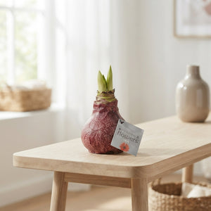 Mixed Waxed Amaryllis Decoration – 32cm