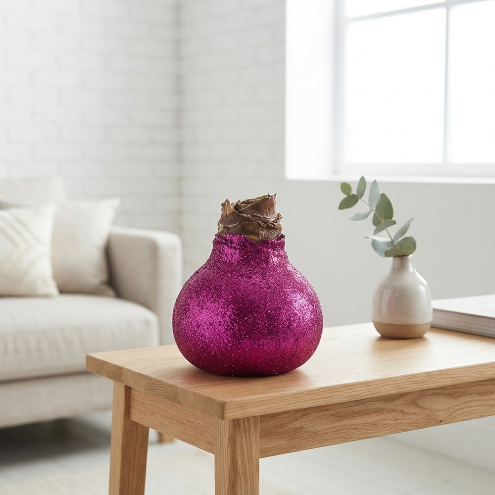 Pink Wax Hyacinth Decoration – 20cm