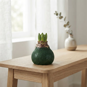 Dark Green Waxed Hippophae Decorative Stems