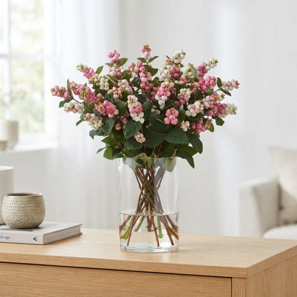 White Snowberry ‘Red Riding Hood’ – 70–84cm Stems