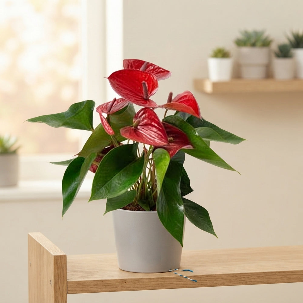 Red Anthurium (Anthurium) – 12cm Pot
