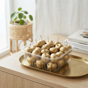 Gold Wax Apple Decorative Stems
