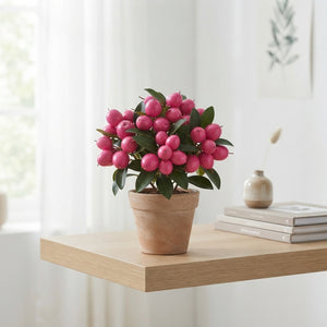 Fuchsia Wax Apple Decoration