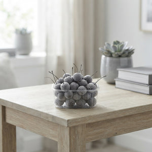 Grey Wax Apple Decoration