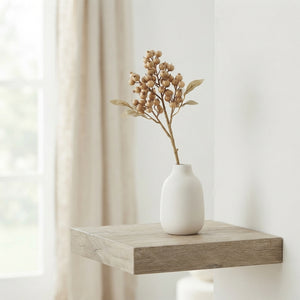 Natural Light Brown Wax Apple Decoration