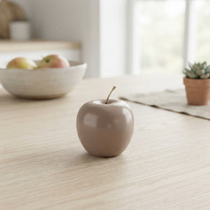 Taupe Wax Apple Decorative Stems