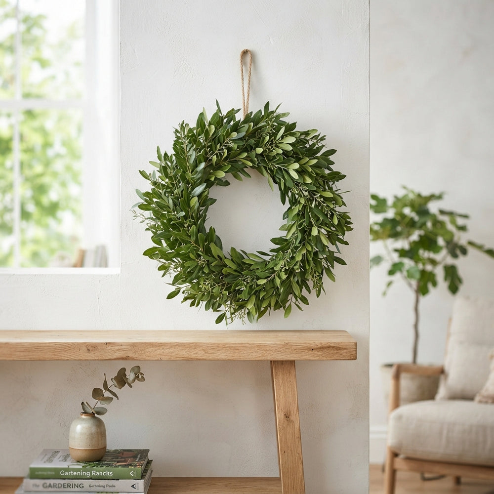 Green Steeneik Wreath – 30cm