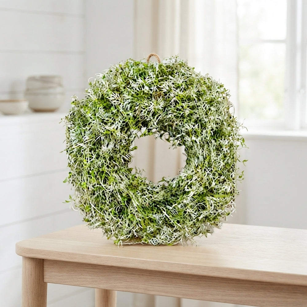 Green Clematis Wreath – 30cm
