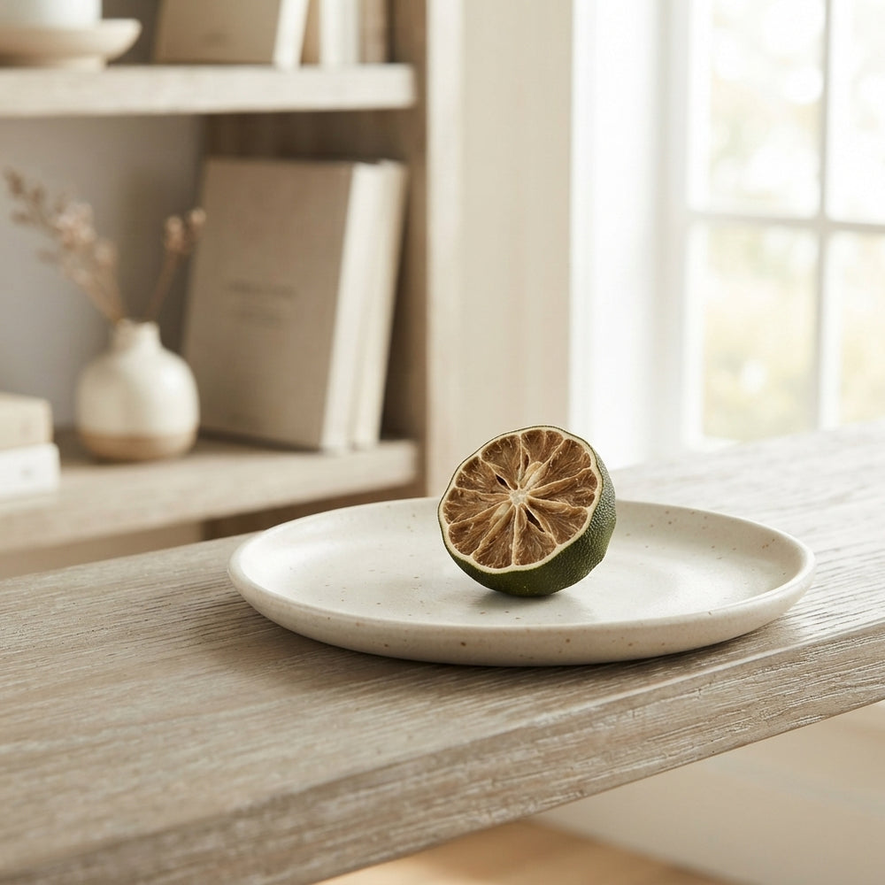 Preserved Green Lemon Half – 4cm Decorative Fruit