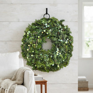 Natural Green Juniper Wreath – 40cm