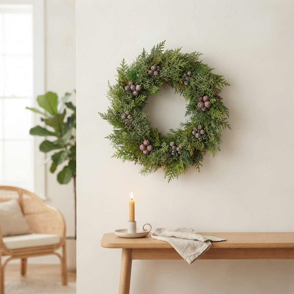 Green Advent Wreath Hoop – 30cm