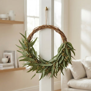 Green Eucalyptus Wreath – 30cm