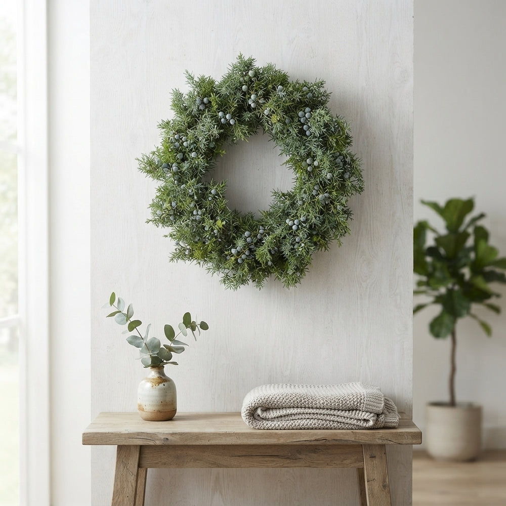 Juniper Wreath – 20cm
