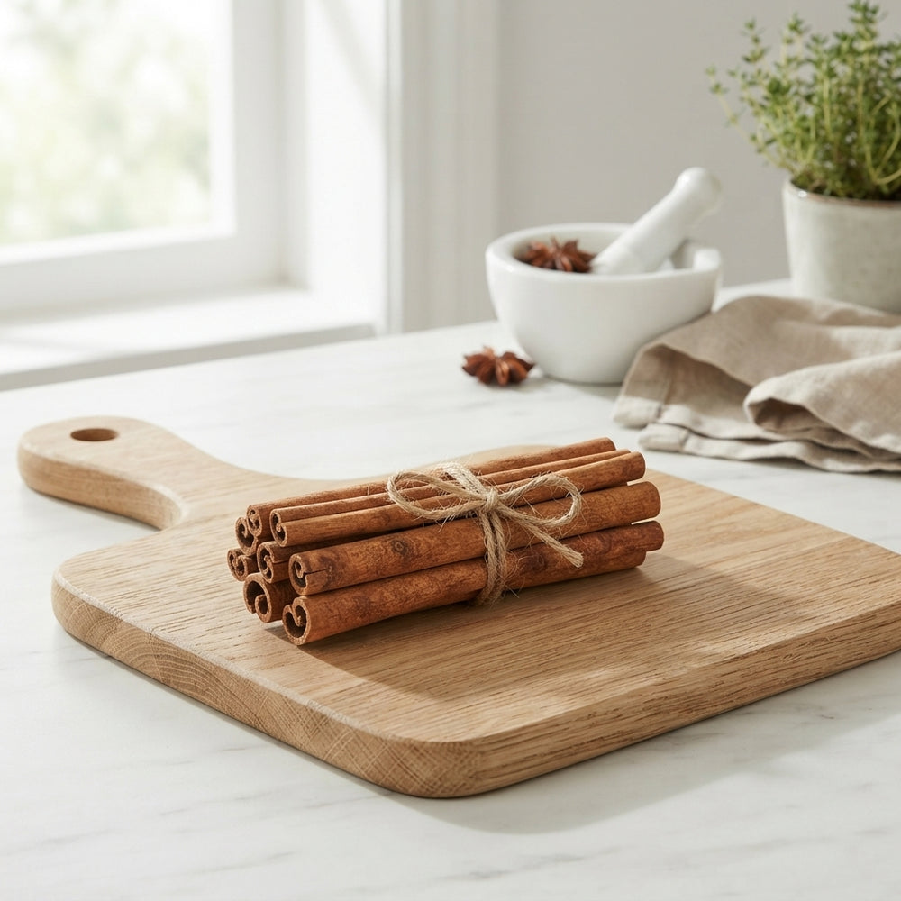 Preserved Cinnamon-Coloured Roses – 20cm