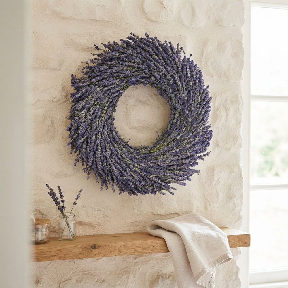 Lavender Wreath – 40cm