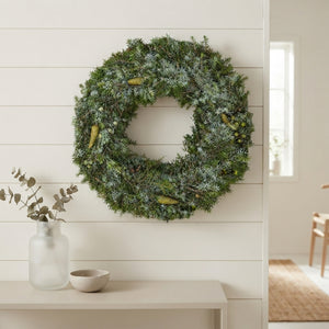 Green Juniper Pine Wreath – 60cm