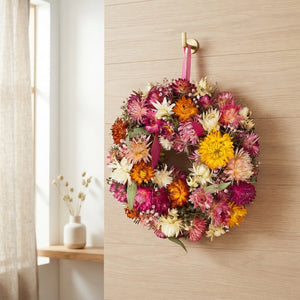Helichrysum Wreath – 20cm