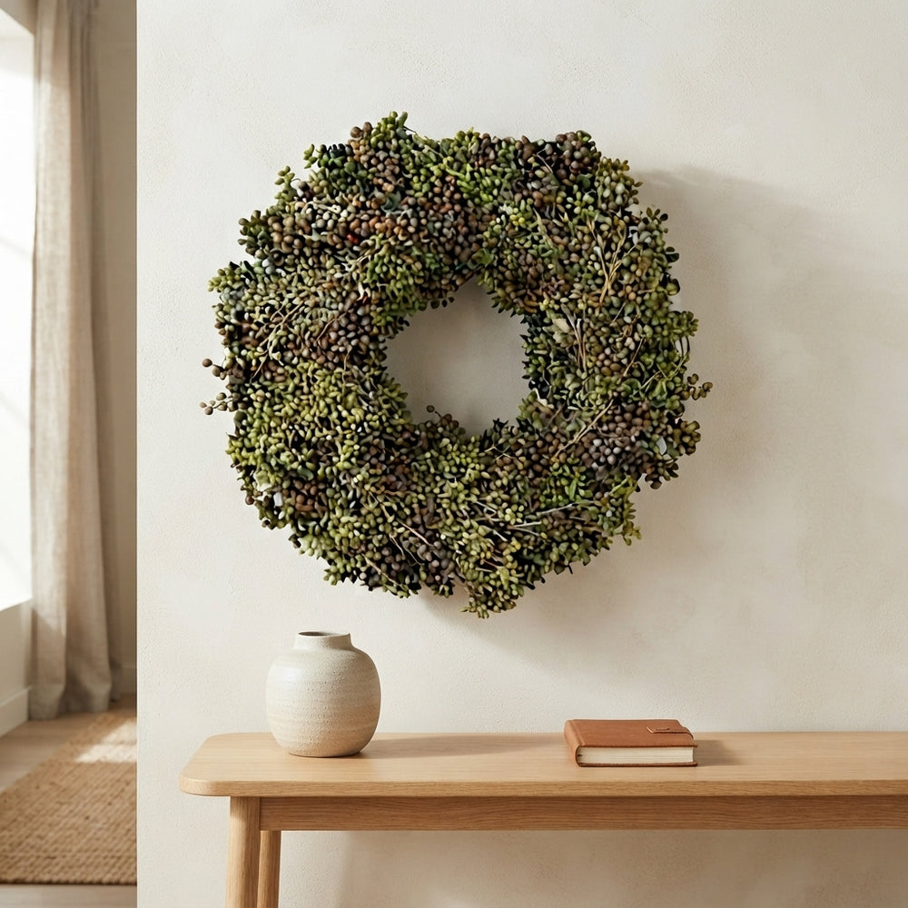 Natural Eucalyptus Berry Wreath – 40cm