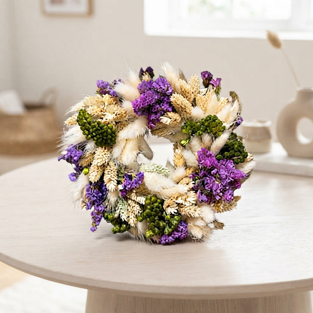 Lilac Decorative Wreath – 20cm