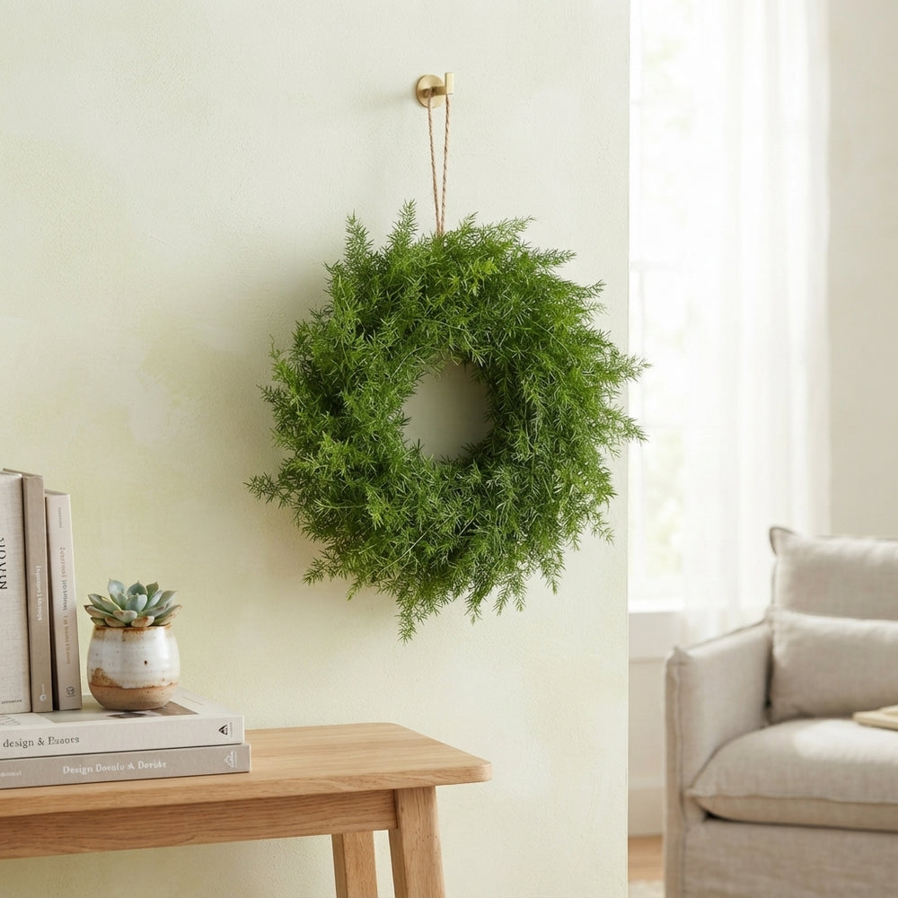 Green Asparagus Wreath – 20cm