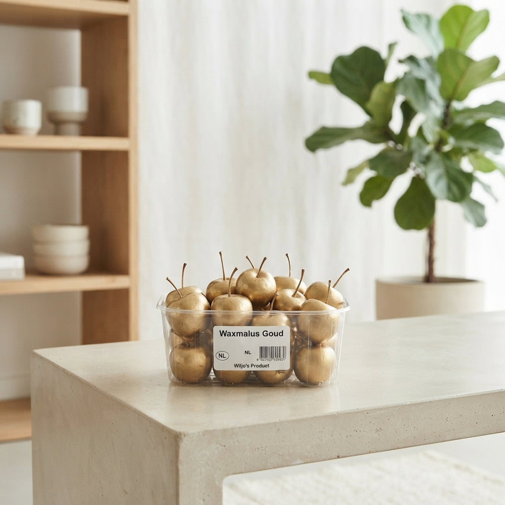 Golden Crab Apple Decorative Stems