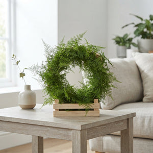 Green Asparagus Wreath – 20cm