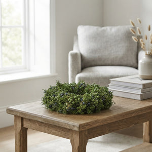 Green Juniperus Sierfruit Wreath – 20cm