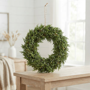 Green Juniperus Sierfruit Wreath – 20cm