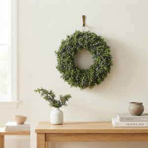 Green Juniperus Sierfruit Wreath – 20cm