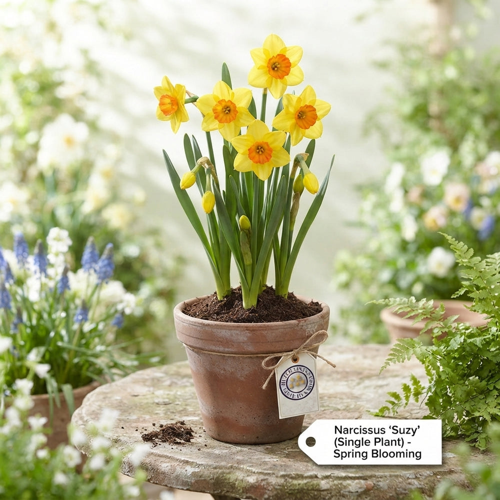 Narcissus ‘Suzy’ Daffodil Flower Bulbs