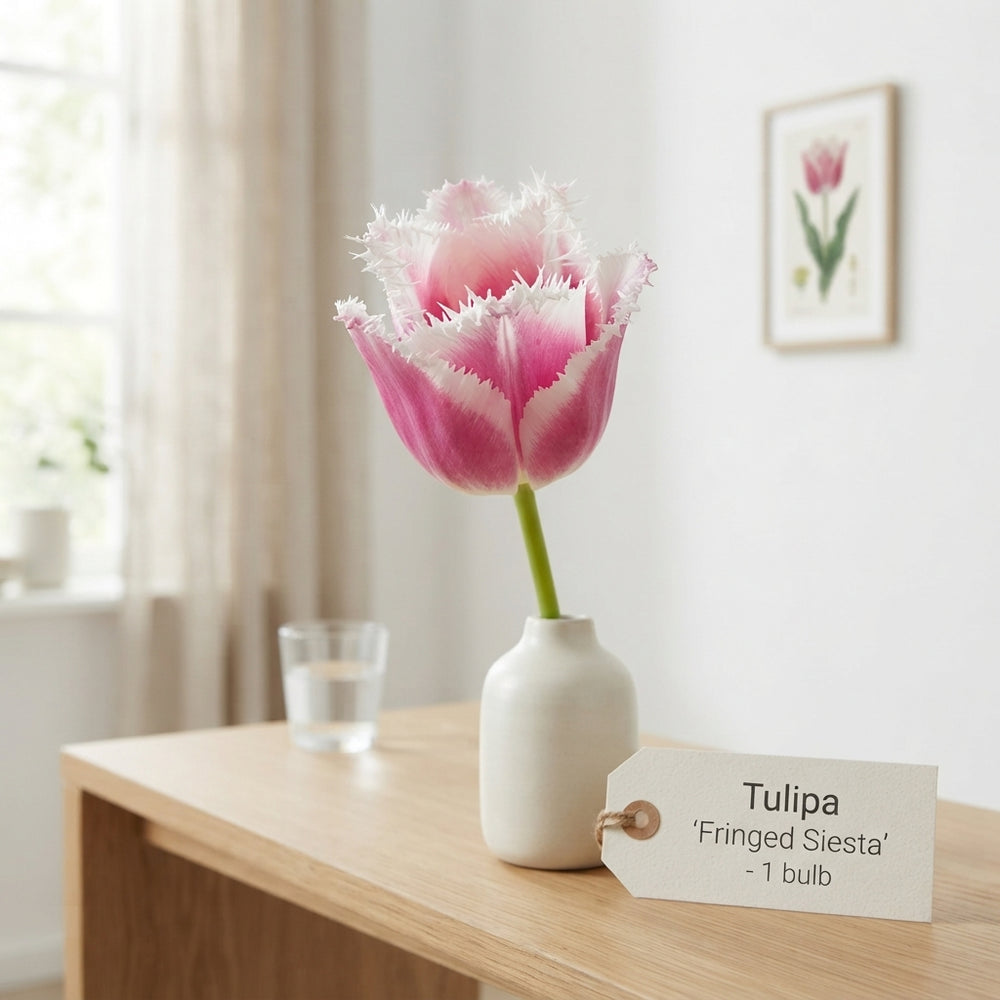 Tulipa ‘Fringed Siesta’ Flower Bulbs – 7 Bulbs